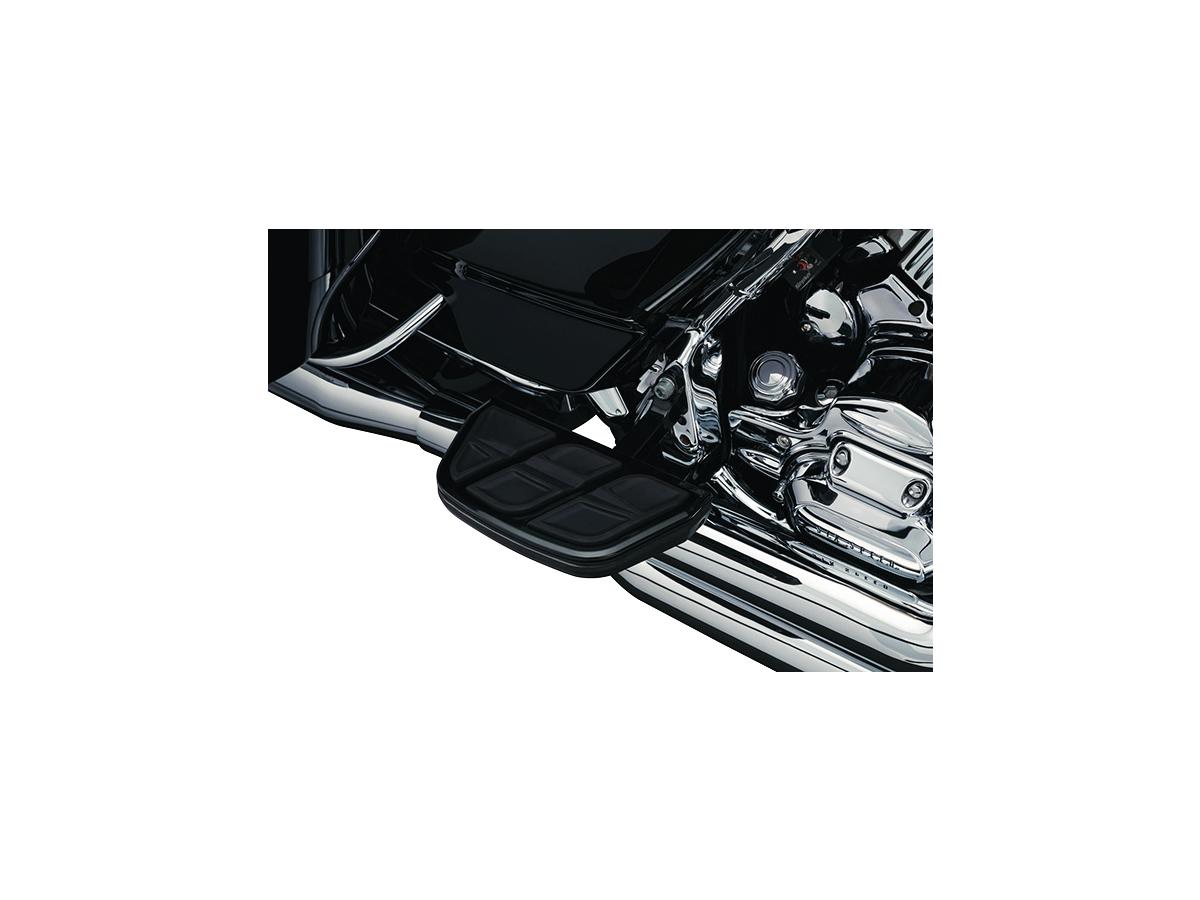 Kuryakyn Kinetic Floorboard Inserts For H D D Shaped Passenger Boards Gloss Black Kuryakyn