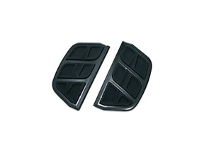 Kuryakyn Kinetic Floorboard Inserts For H D D Shaped Passenger Boards Gloss Black Kuryakyn Default Title