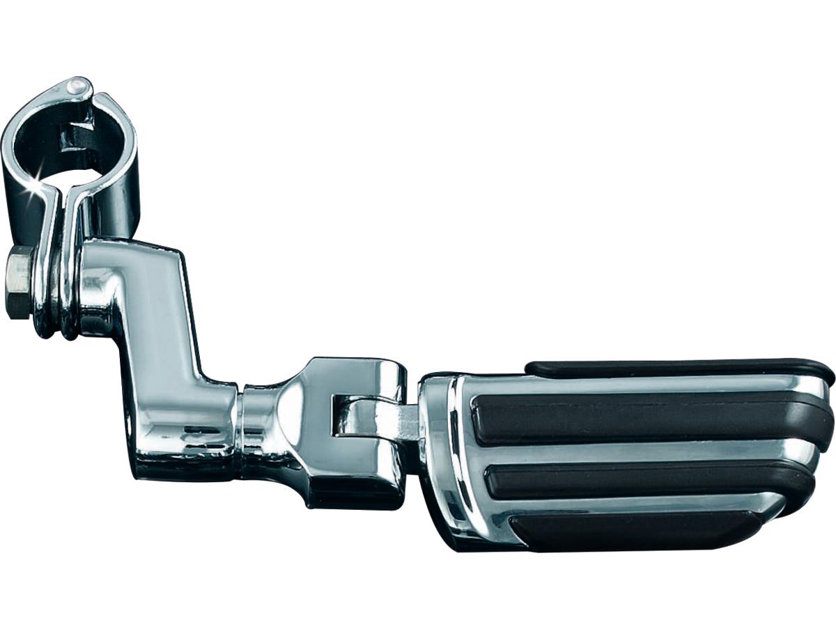 Kuryakyn Pilot Pegs With Offset &Amp; 1 1/4" Magnum Quick Clamps Chrome Kuryakyn Default Title
