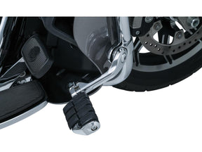 Kuryakyn Tour Tech Cruise Mounts With Heavy Duty Quick Clamps And Offset Arm Long Arm, Dually Iso Pegs Chrome Kuryakyn