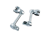 Kuryakyn 4" Adjustable Lockable Offsets With Male Mount Adapter Chrome Kuryakyn Default Title
