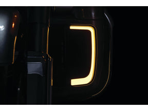 Kuryakyn Led Tracer Fairing Lower Grills Black Satin White Led Kuryakyn