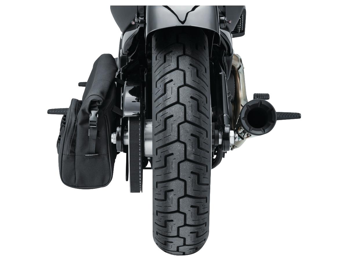 Kuryakyn Hoodrat Universal Swing Arm Bag Black Kuryakyn