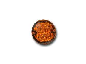 Kuryakyn Flat Style Turn Signal Insert Chrome Amber Led Kuryakyn Default Title