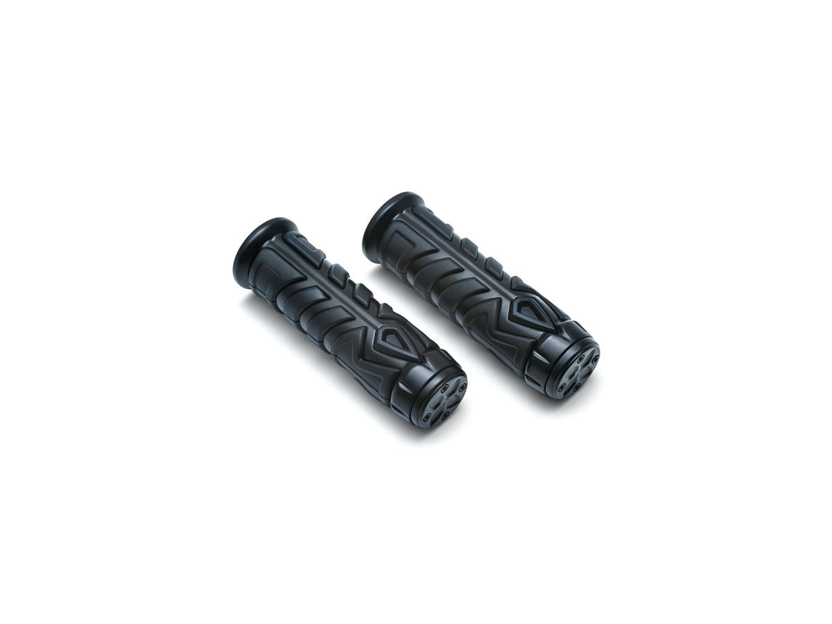 Kuryakyn Spear Grips Black Satin 7/8" Throttle By Wire Kuryakyn Default Title