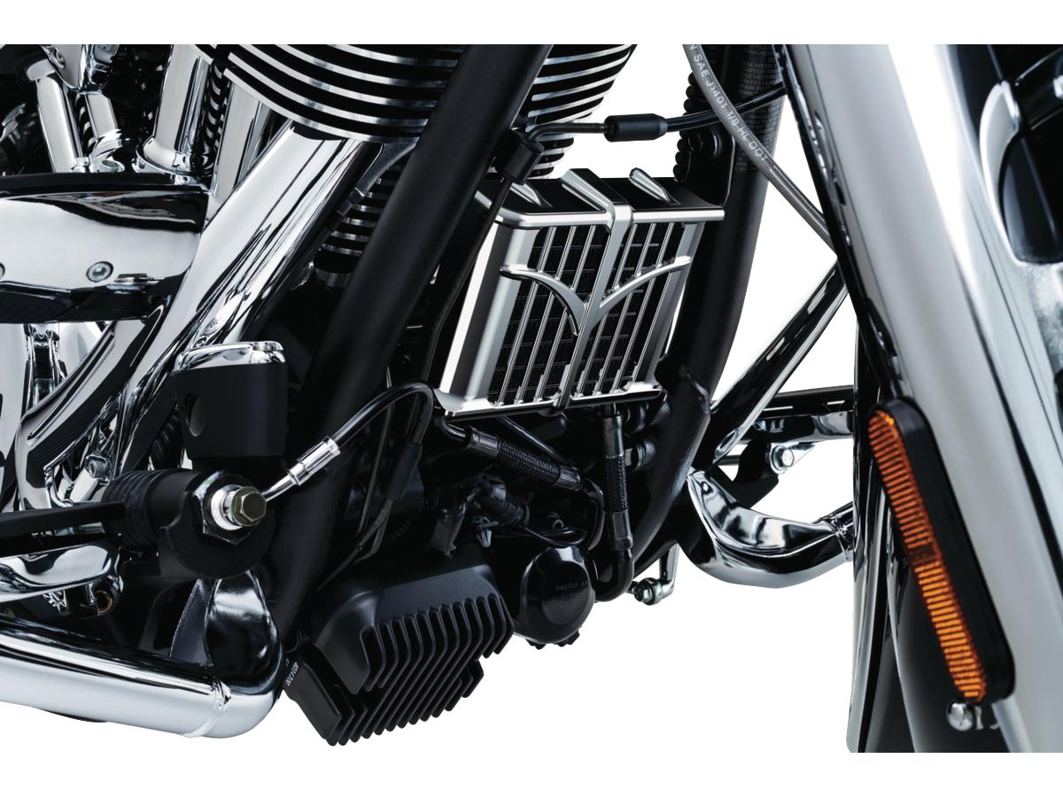 Kuryakyn Oil Cooler Cover Chrome Kuryakyn