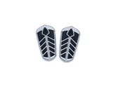 Kuryakyn Spear Passenger Board Inserts For Indian Chrome Kuryakyn Default Title