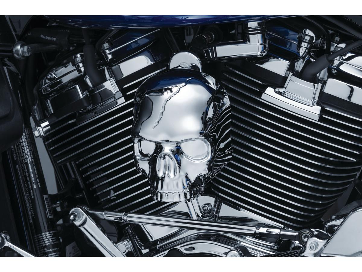 Kuryakyn Skull Horn Covers Chrome Kuryakyn Default Title