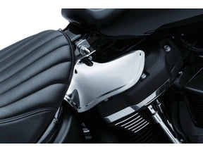 Kuryakyn Saddle Shields Heat Deflectors Reflective Smoke Kuryakyn