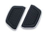 Kuryakyn Hex Passenger Board Inserts Chrome Kuryakyn Default Title