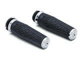 Kuryakyn Hex Grips Chrome 1" Throttle By Wire Kuryakyn Default Title