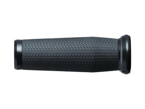 Kuryakyn Thresher Open Ends Grips Open Grip Ends With Bar Mounted End Caps Black Satin 7/8" Throttle By Wire Throttle Cables Kuryakyn