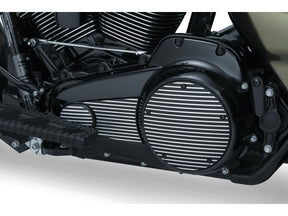 Kuryakyn Finned Mid Primary Accent Black Satin Kuryakyn