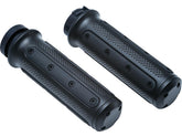 Kuryakyn Heavy Industry Grips Black Satin 1" Throttle Cables Kuryakyn Default Title