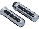 Kuryakyn Heavy Industry Grips Chrome 1" Throttle By Wire Kuryakyn Default Title