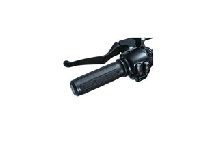 Kuryakyn Heavy Industry Grips Black Satin 1" Throttle By Wire Kuryakyn