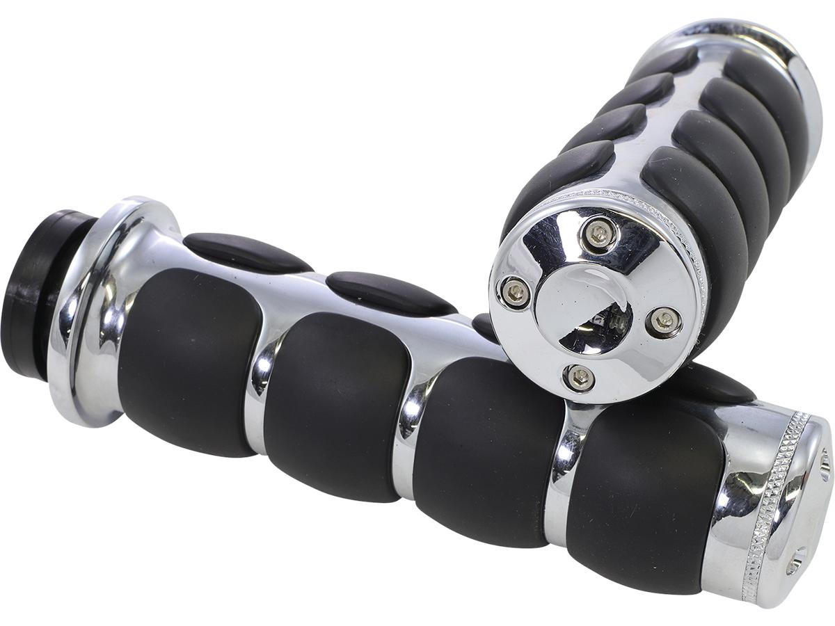 Kuryakyn Iso Universal 1" Grips Chrome 1" Cable Operated Kuryakyn Default Title