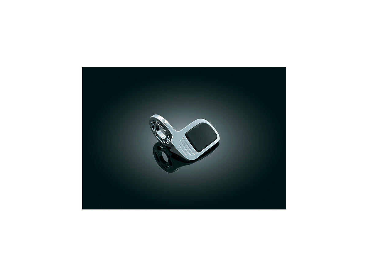 Kuryakyn Contoured Iso Throttle Boss Left Side Chrome Kuryakyn Default Title