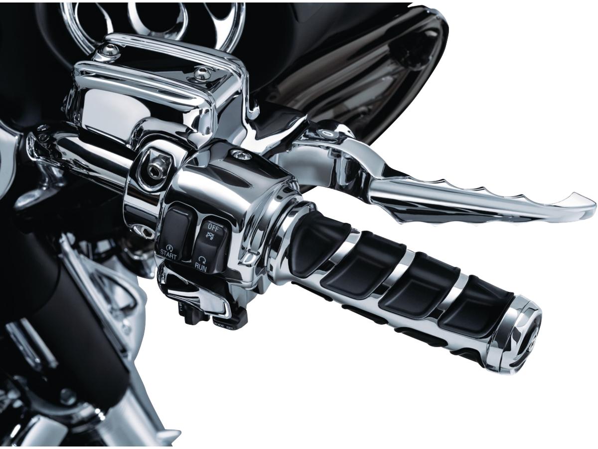 Kuryakyn Kinetic Grips Chrome 1" Throttle Cables Kuryakyn Default Title