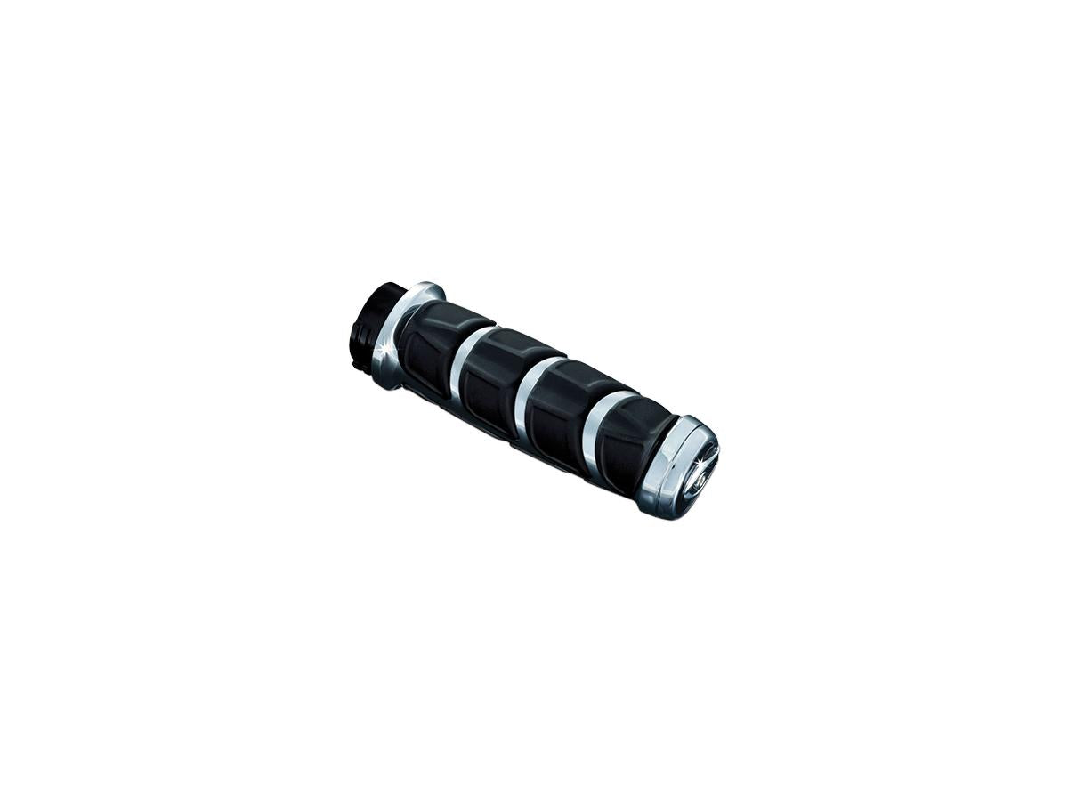 Kuryakyn Kinetic Grips Chrome 1" Throttle Cables Kuryakyn