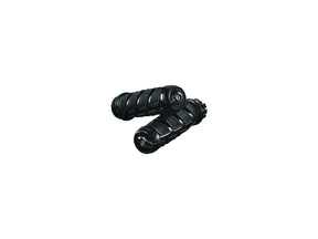 Kuryakyn Kinetic Grips Gloss Black 1" Throttle Cables Kuryakyn