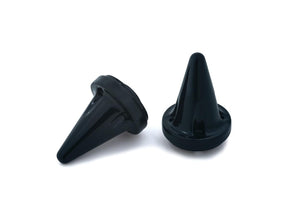 Kuryakyn Stiletto Grip End Caps Black Kuryakyn