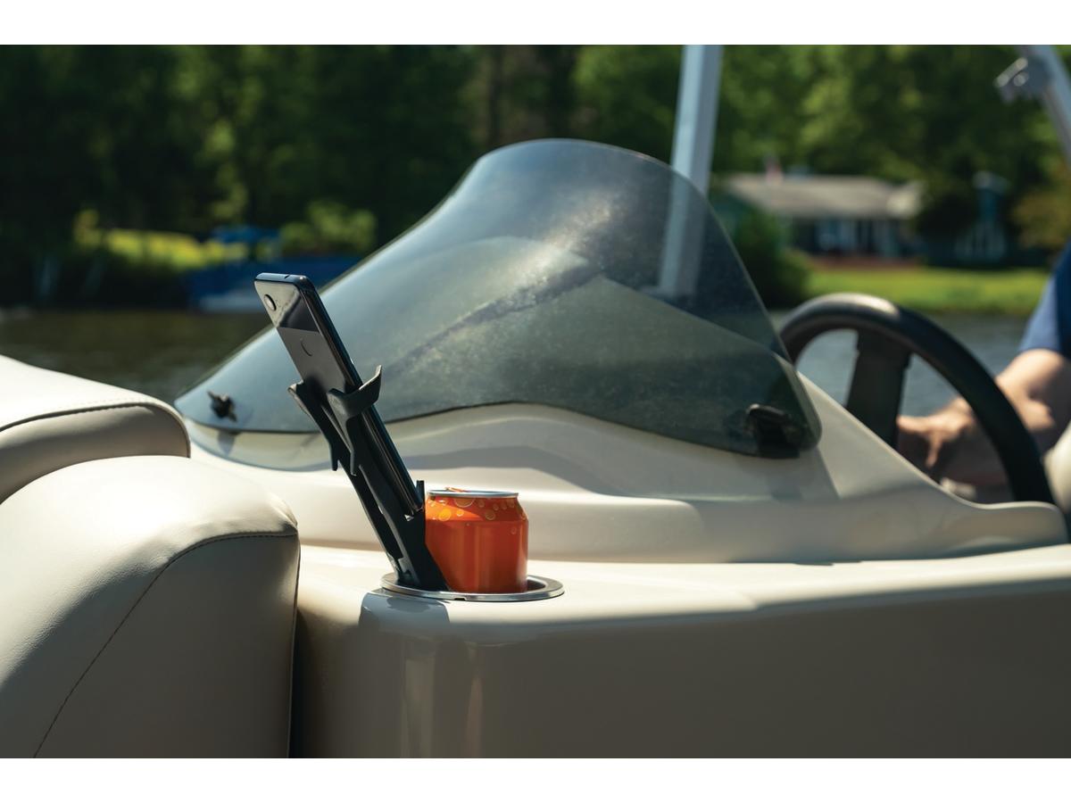 Kuryakyn Free Flex Cup And Phone Holder Black Kuryakyn