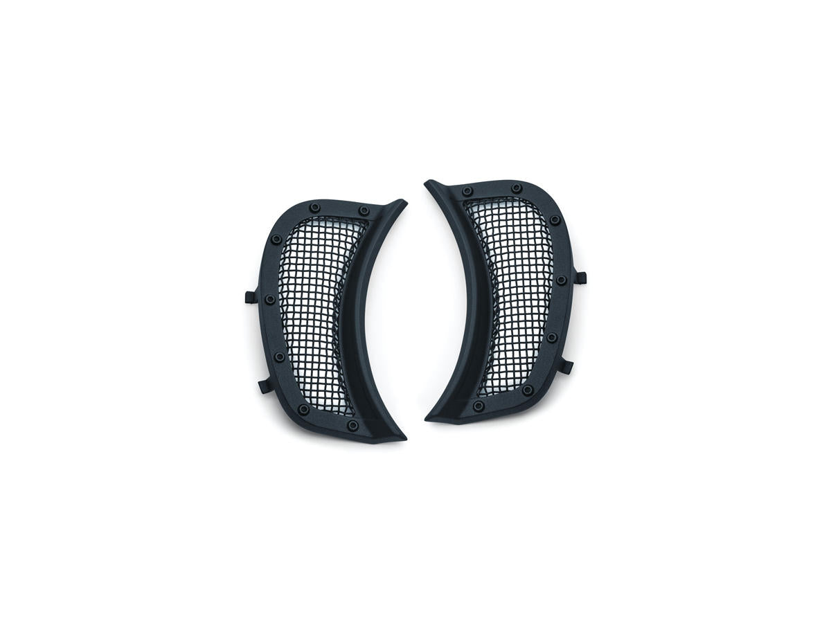 Kuryakyn Mesh Headlight Vent Accent Black Satin Kuryakyn Default Title
