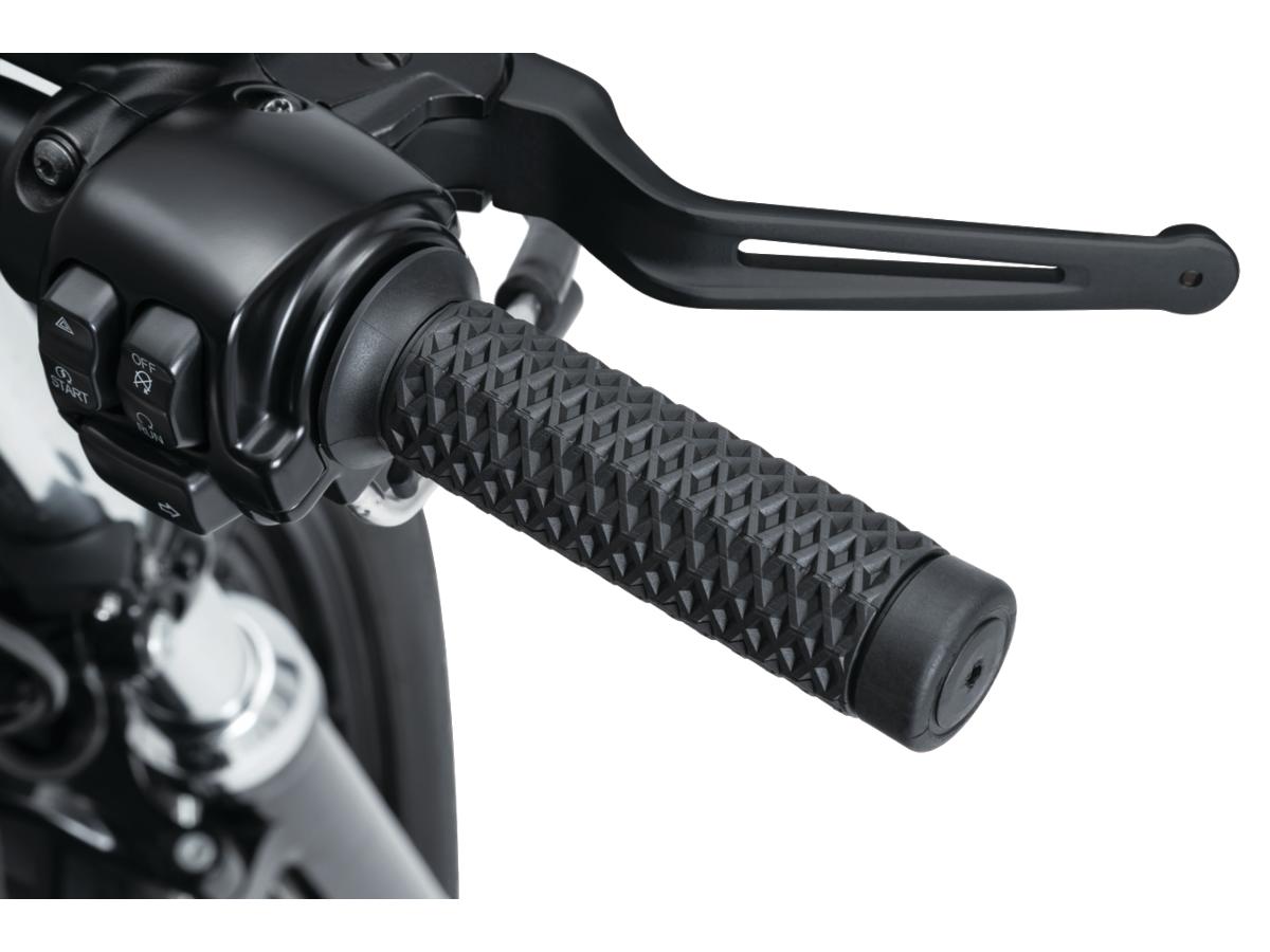Kuryakyn Braaap! Grips Black 1" Cable Operated Throttle By Wire Kuryakyn