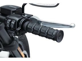 Kuryakyn Dillinger Open Ends Grips Black Satin 1" Throttle By Wire Throttle Cables Kuryakyn