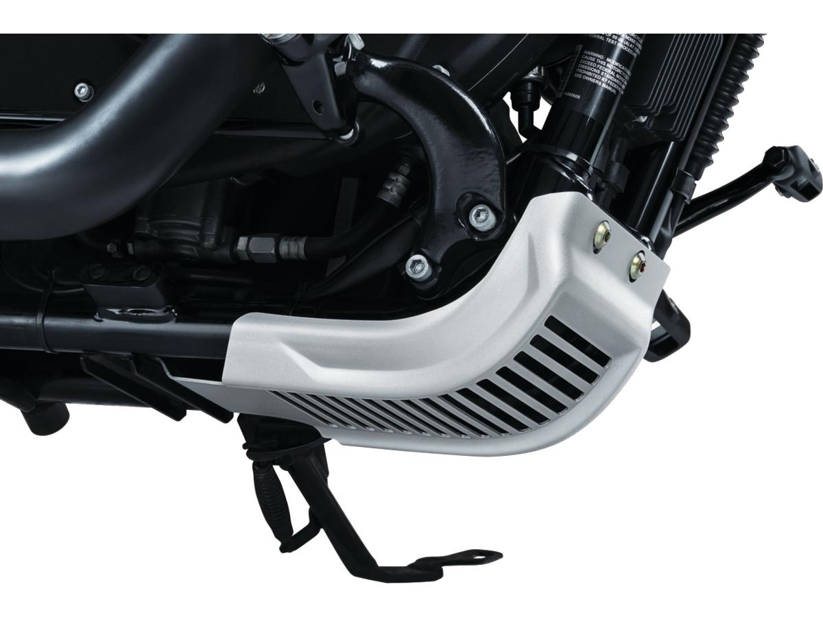 Kuryakyn Dillinger Skid Plate Silver Skid Plate Kuryakyn
