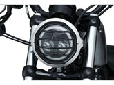 Kuryakyn Dillinger 5 3/4" Headlight Trim Ring Black Satin Kuryakyn Default Title