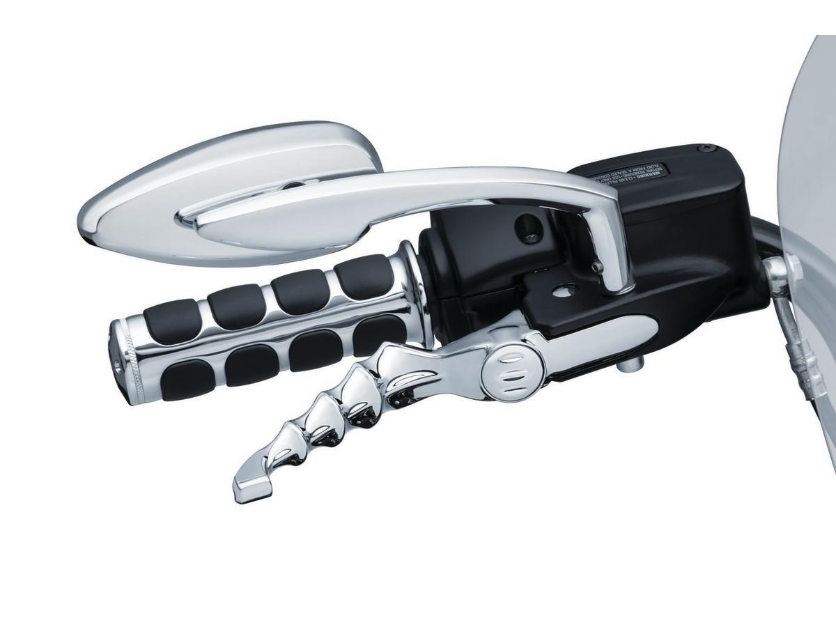 Kuryakyn Zombie Hand Control Levers Chrome Cable Clutch Left Right Kuryakyn