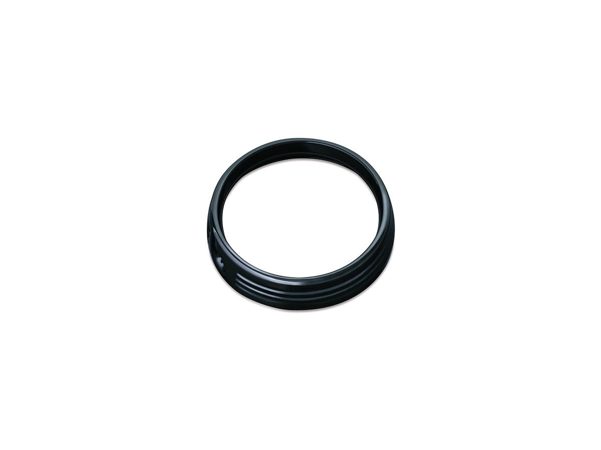 Kuryakyn 7" Headlamp Trim Ring Black Gloss Kuryakyn Default Title