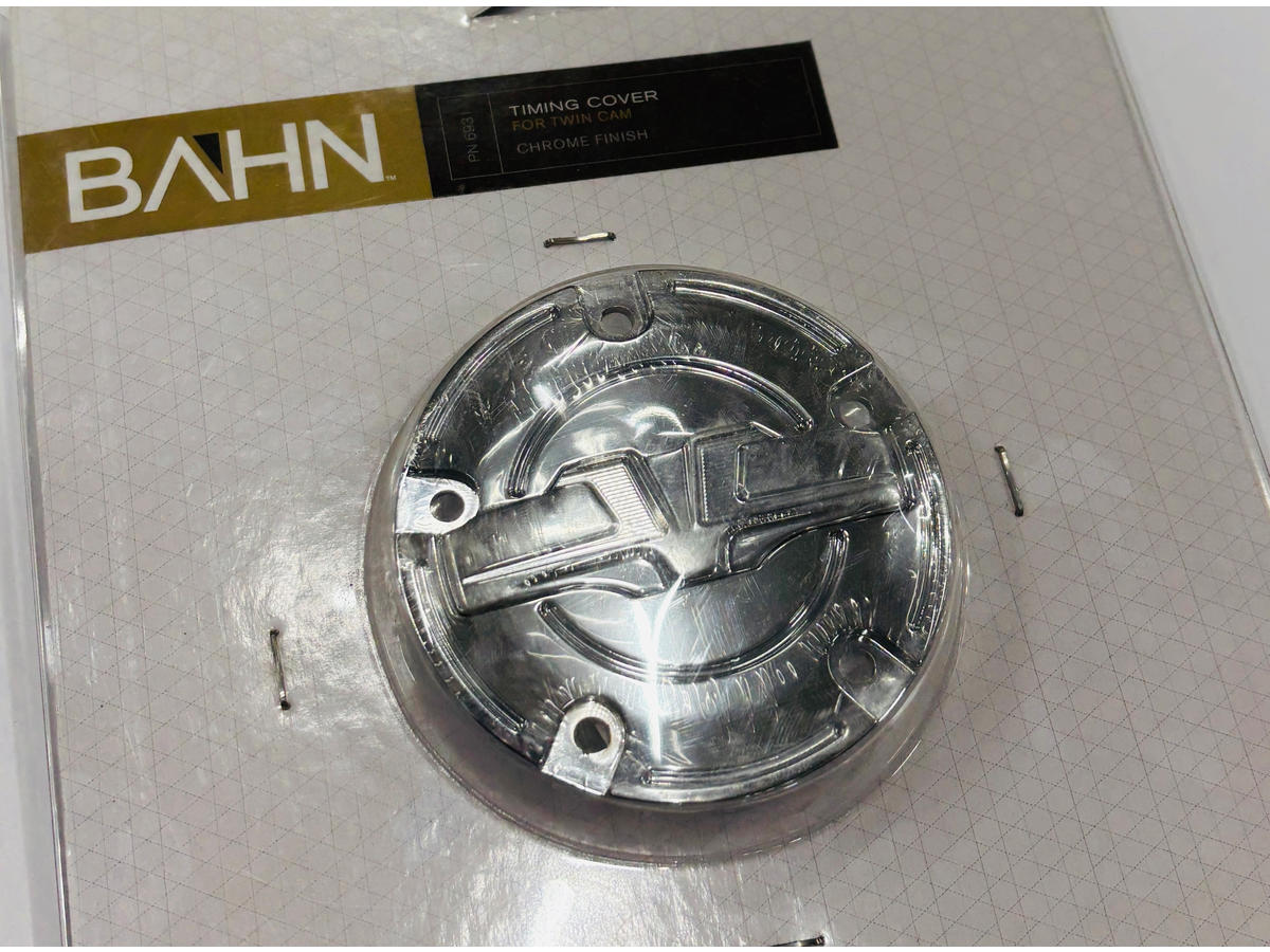 Kuryakyn Bahn Timing Cover, Chrome Kuryakyn