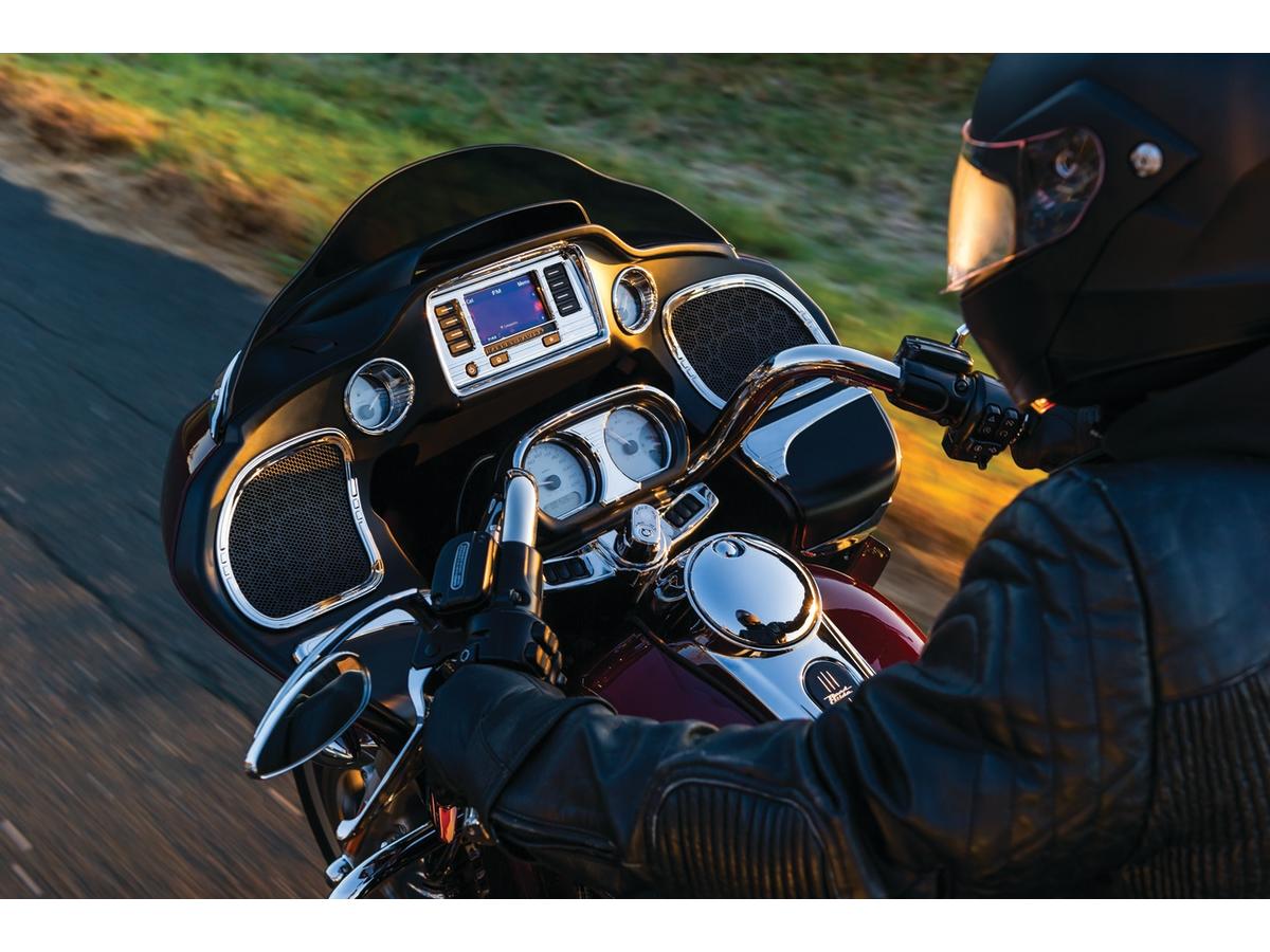 Kuryakyn Tri Line Stereo Trim Chrome Kuryakyn