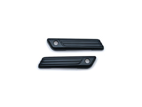 Kuryakyn Tri Line Saddlebag Hinge Cover Black Gloss Kuryakyn