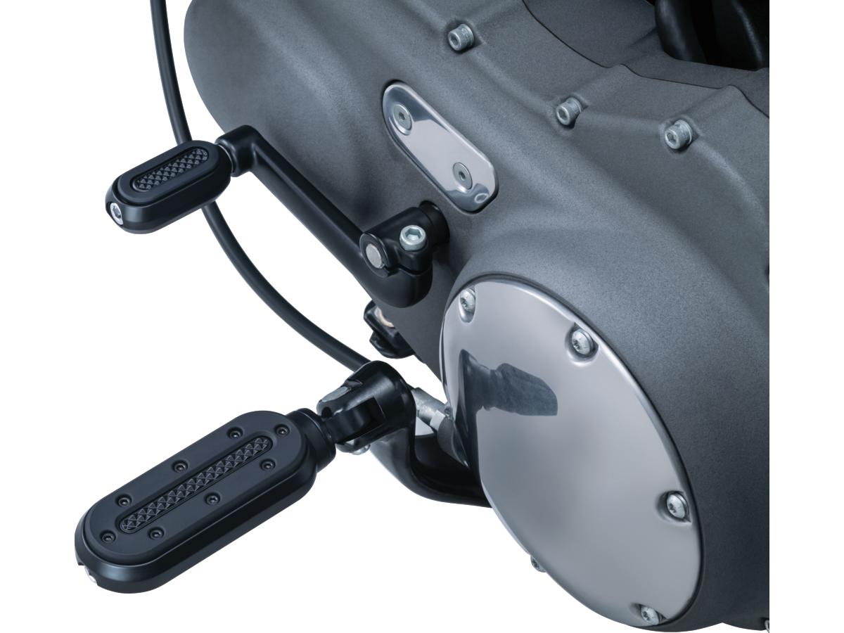 Kuryakyn Heavy Industry Pegs Black, Satin Kuryakyn