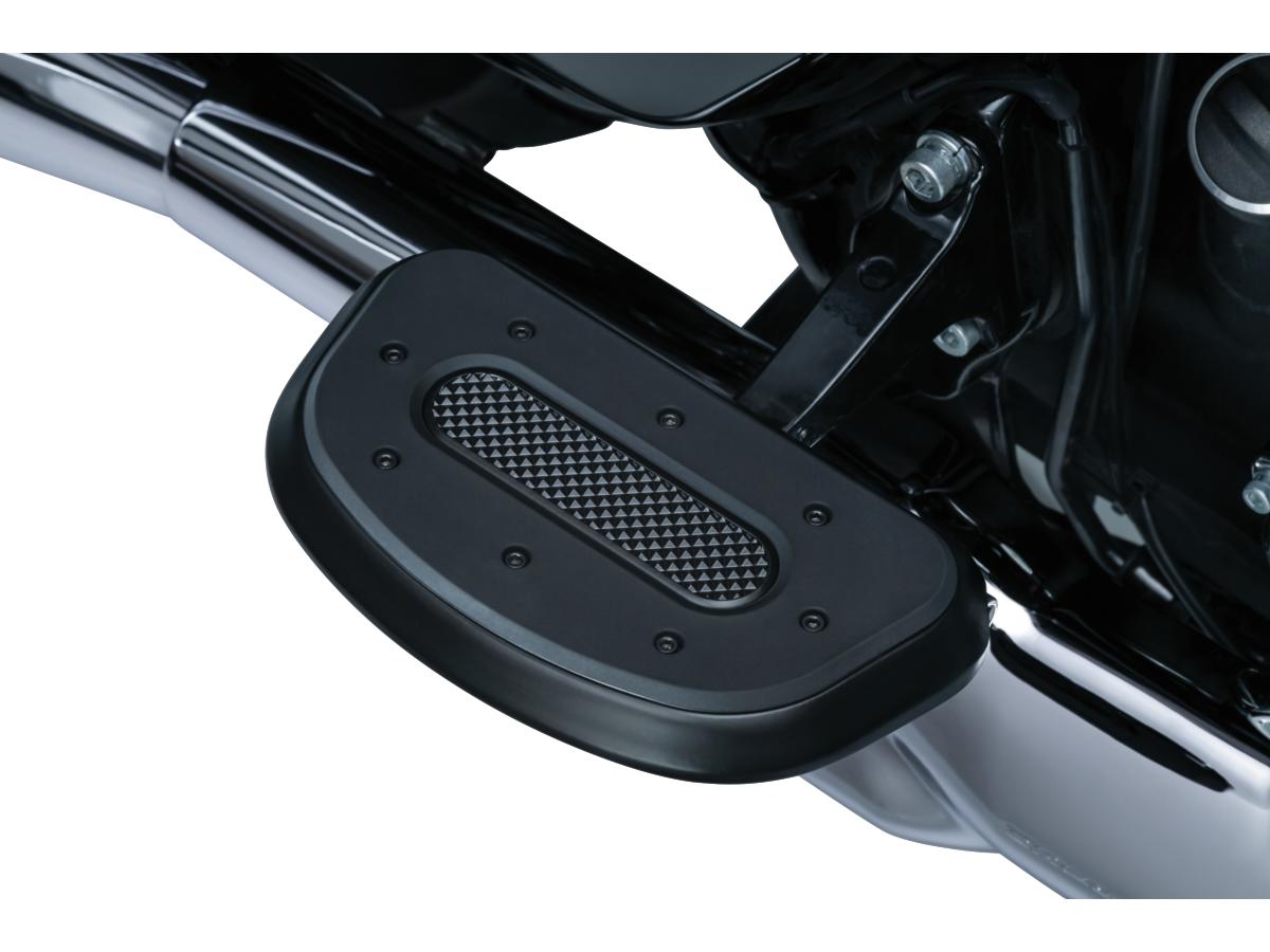 Kuryakyn Heavy Industry Passenger Floorboards Black, Satin Kuryakyn