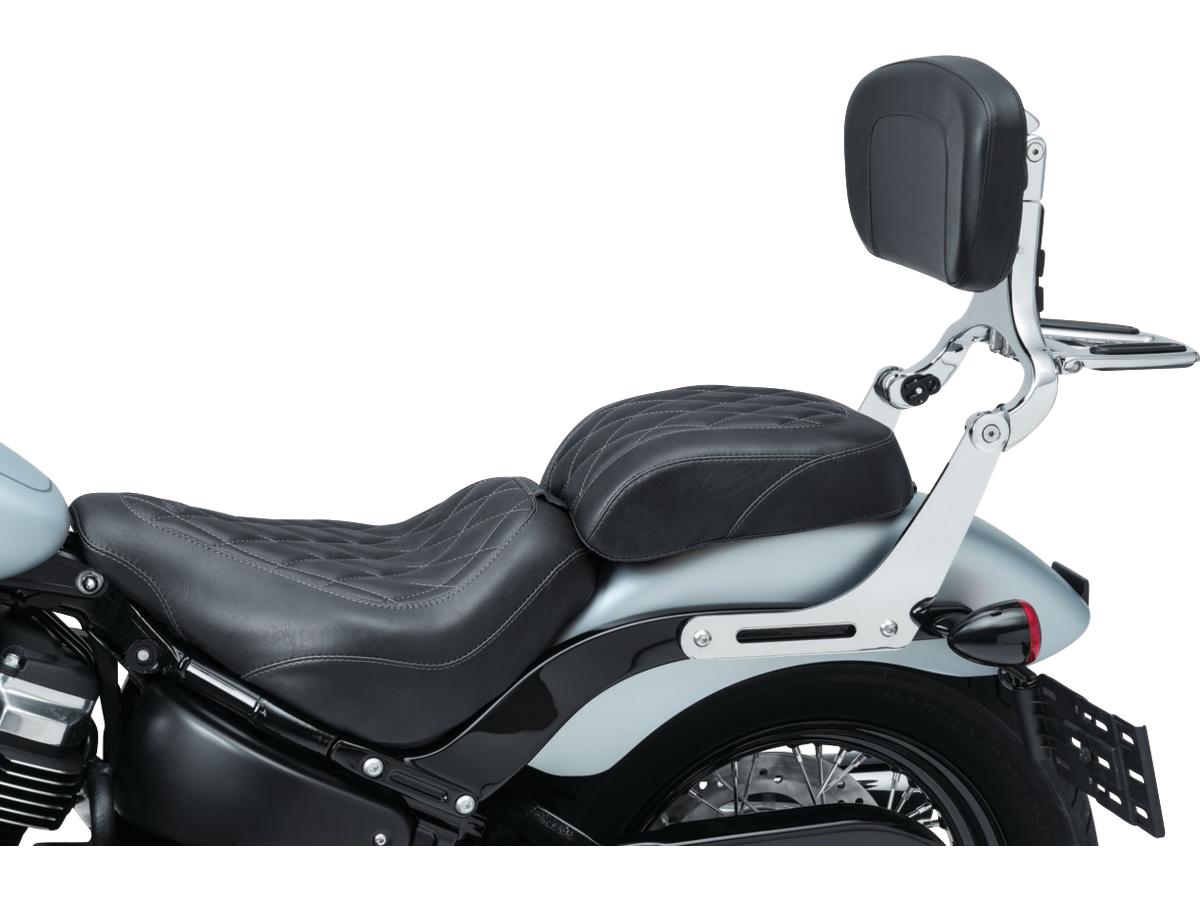 Kuryakyn Multi Purpose Solid Backrest Mounts Chrome Kuryakyn