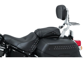 Kuryakyn Multi Purpose Solid Backrest Mounts Chrome Kuryakyn