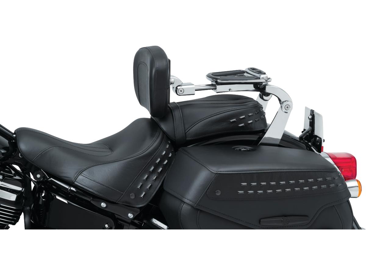 Kuryakyn Multi Purpose Solid Backrest Mounts Chrome Kuryakyn