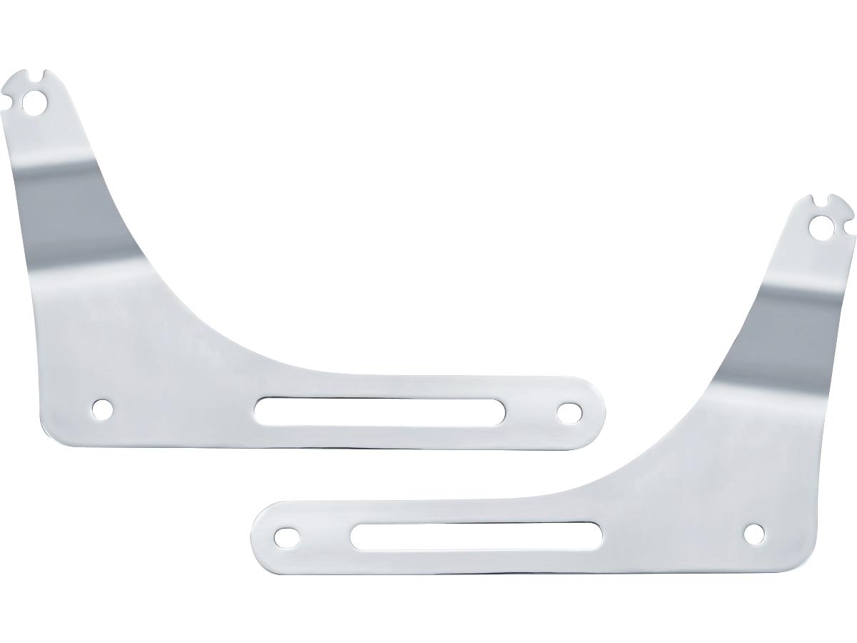 Kuryakyn Multi Purpose Solid Backrest Mounts Chrome Kuryakyn Default Title