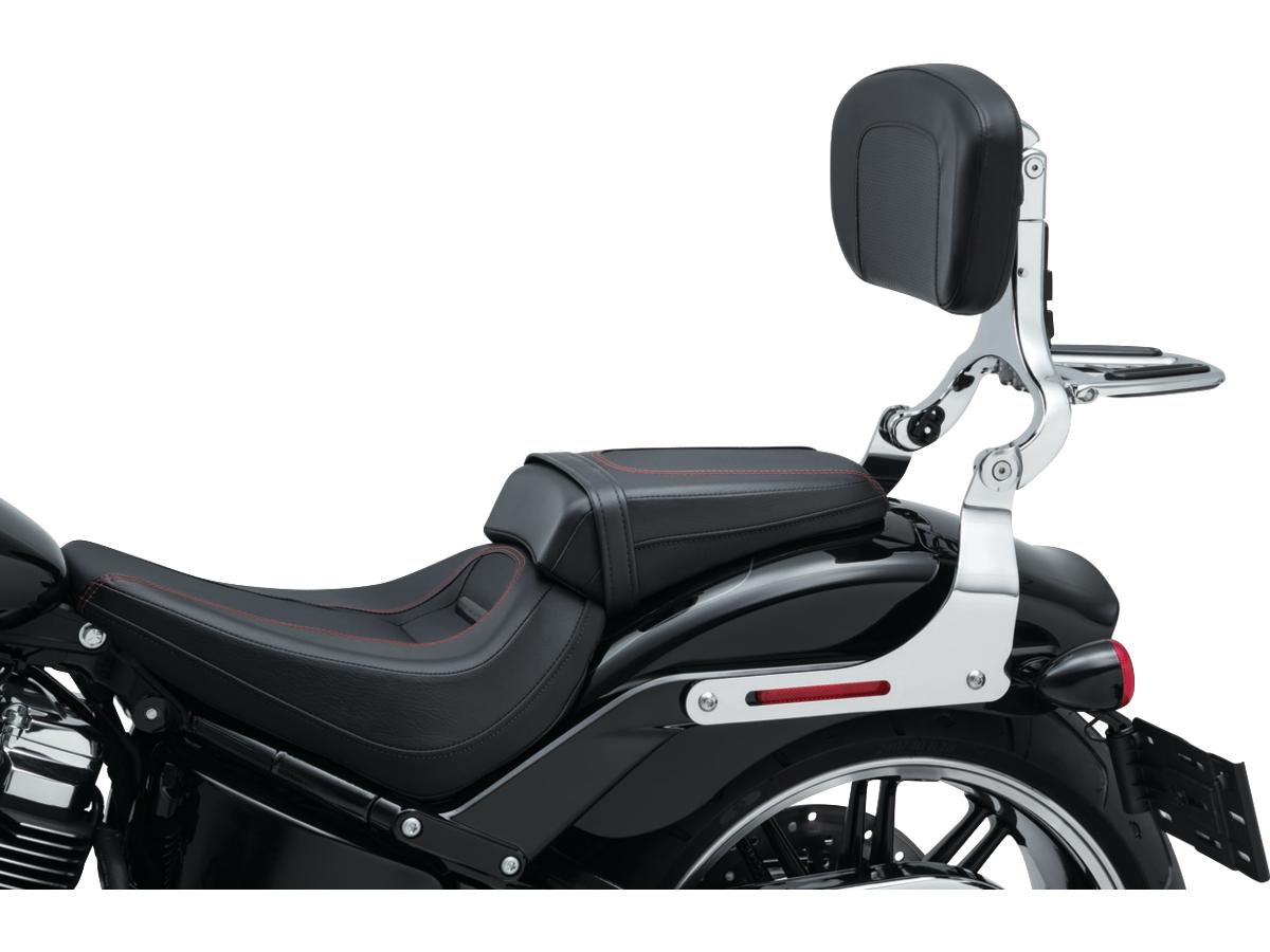 Kuryakyn Multi Purpose Solid Backrest Mounts Chrome Kuryakyn