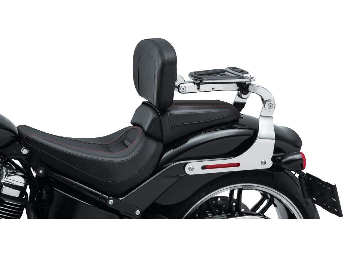 Kuryakyn Multi Purpose Solid Backrest Mounts Chrome Kuryakyn