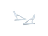 Kuryakyn Multi Purpose Solid Backrest Mounts Chrome Kuryakyn Default Title