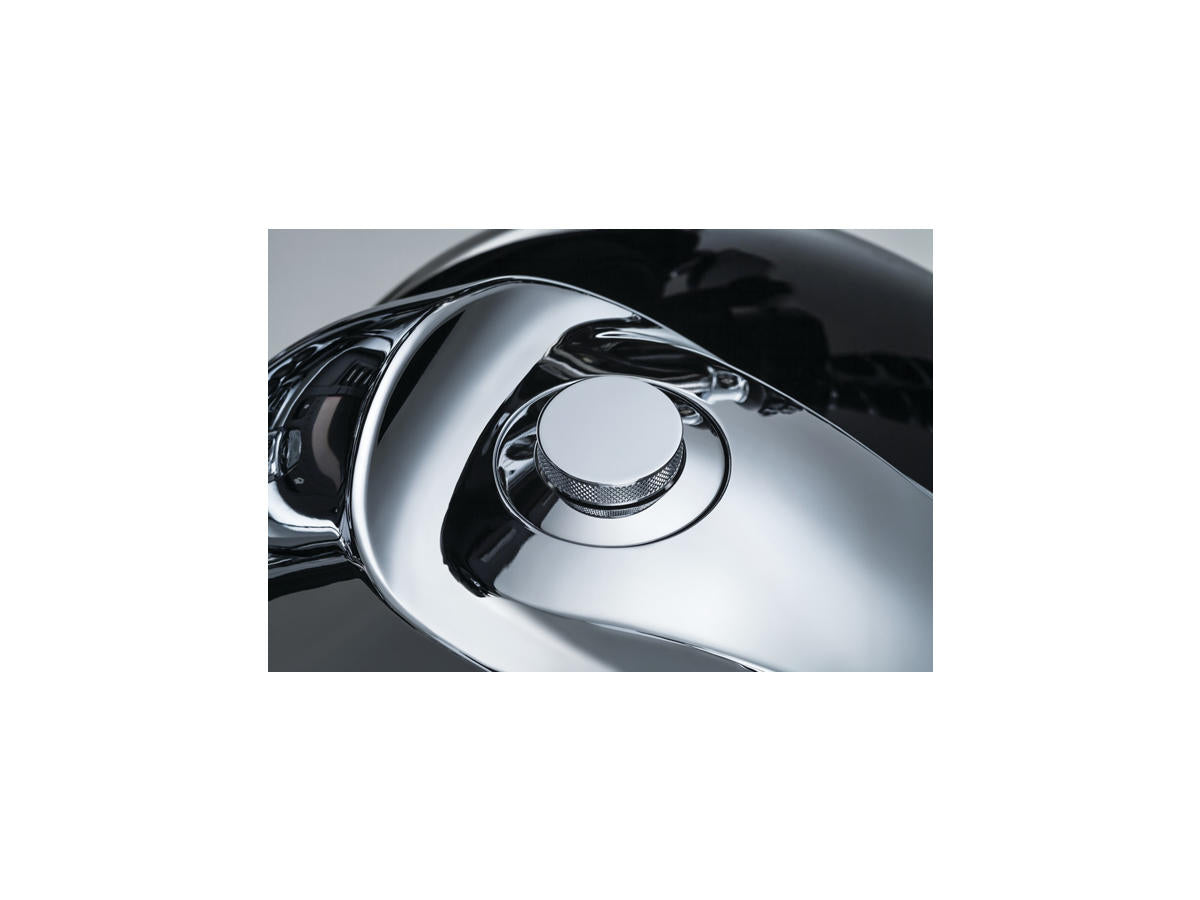 Kuryakyn Flush Mount Pop Up Gas Cap Vented Chrome Kuryakyn