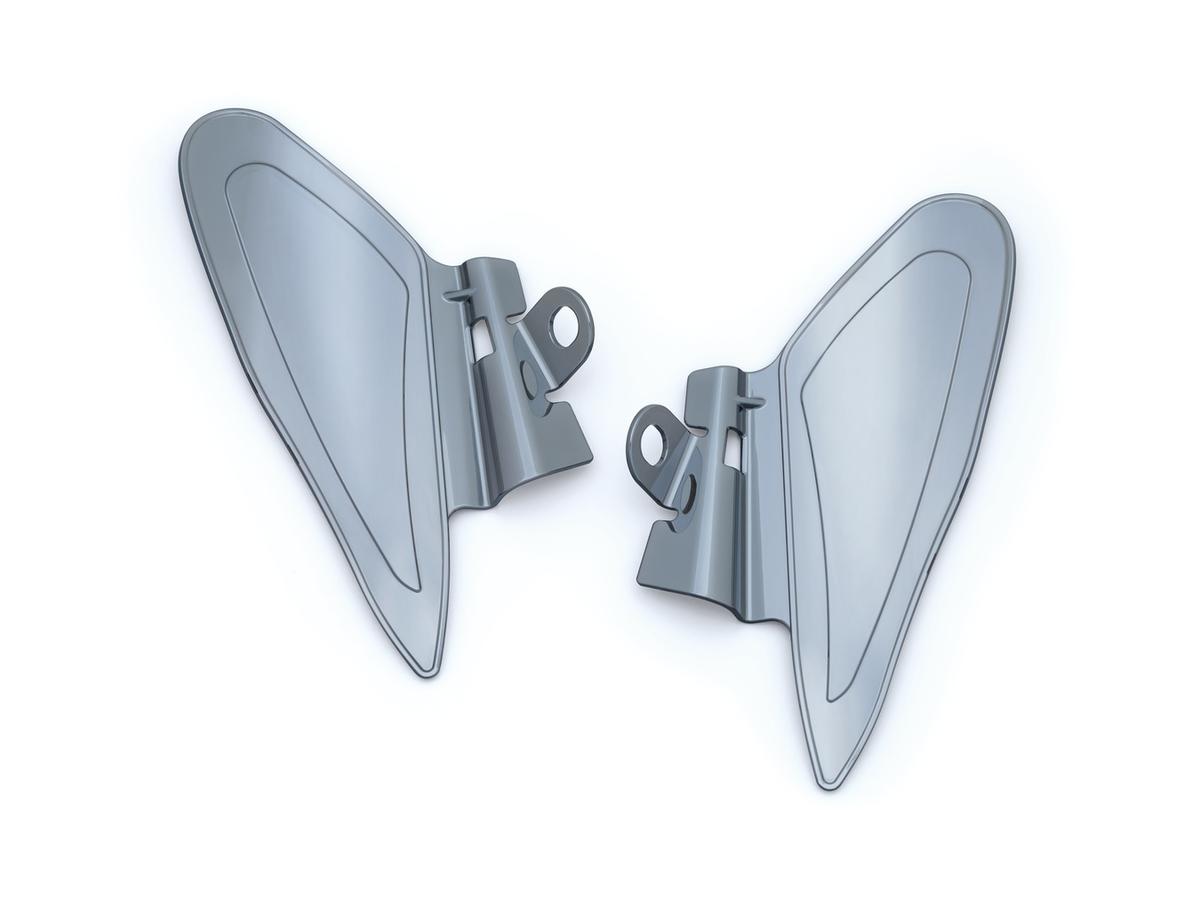 Kuryakyn Saddle Shields Heat Deflectors For Indian Reflective Smoke Kuryakyn Default Title
