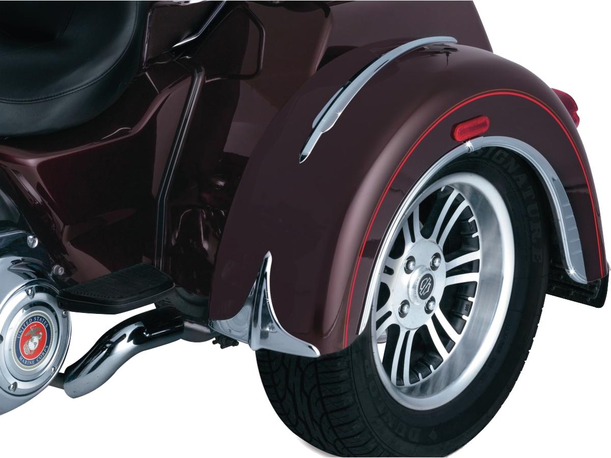 Kuryakyn Rear Fender Flares Chrome Kuryakyn Default Title