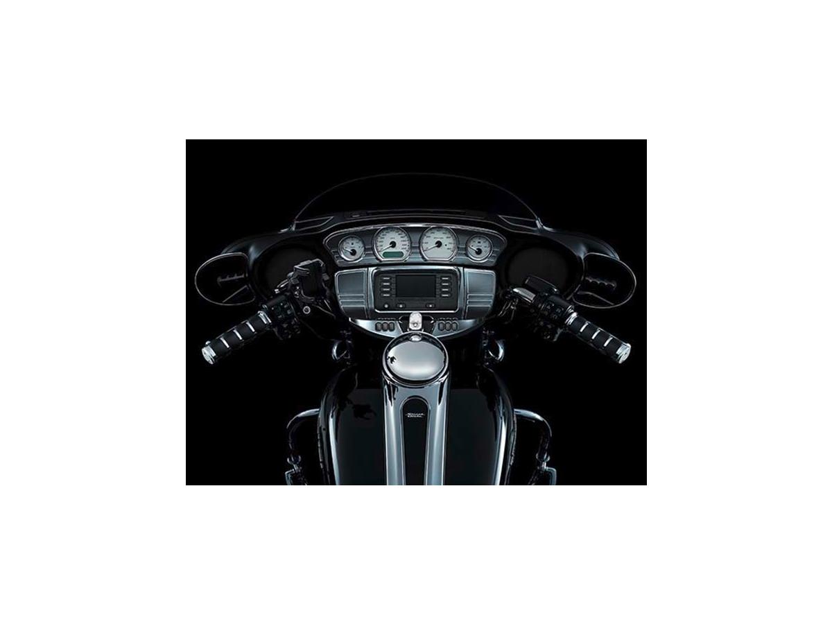 Kuryakyn Tri Line Gauge Trim Chrome Kuryakyn Default Title
